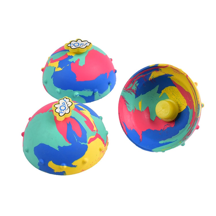 Camouflage Bounce Spin Toy for Kids Outdoor Play