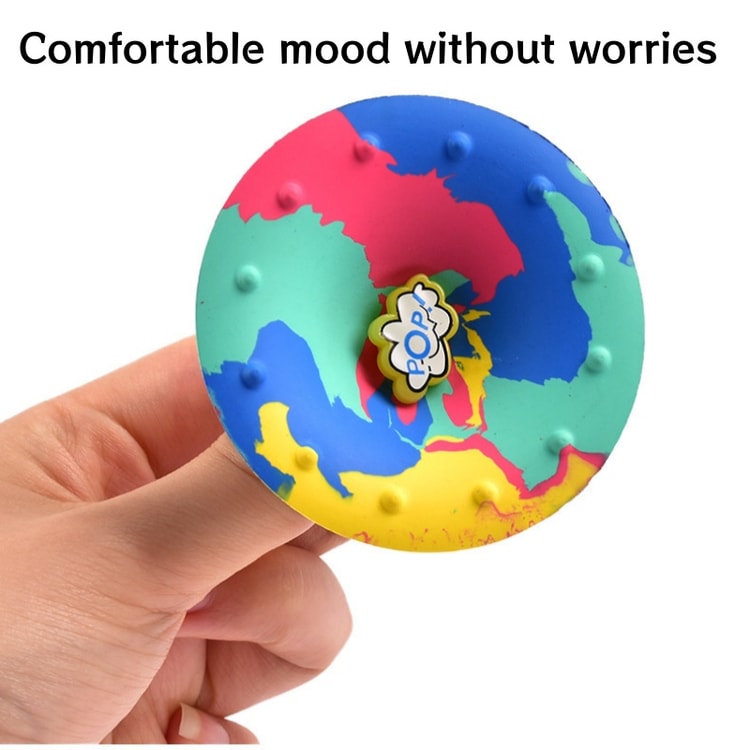 Camouflage Bounce Spin Toy for Kids Outdoor Play