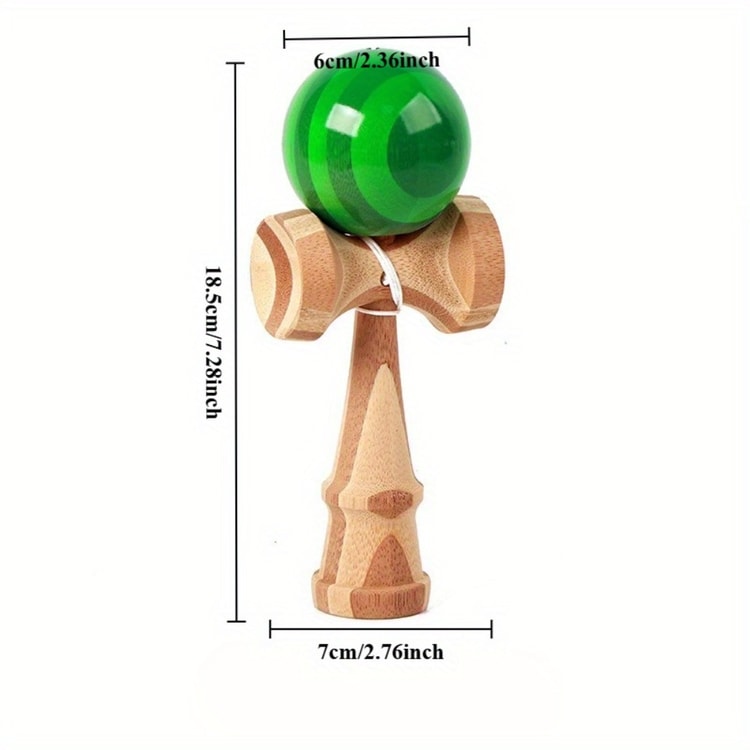 Kendama Wooden Skill Ball Toy for Outdoor Play Coordination Training and Fun Practice