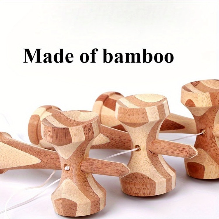 Kendama Wooden Skill Ball Toy for Outdoor Play Coordination Training and Fun Practice