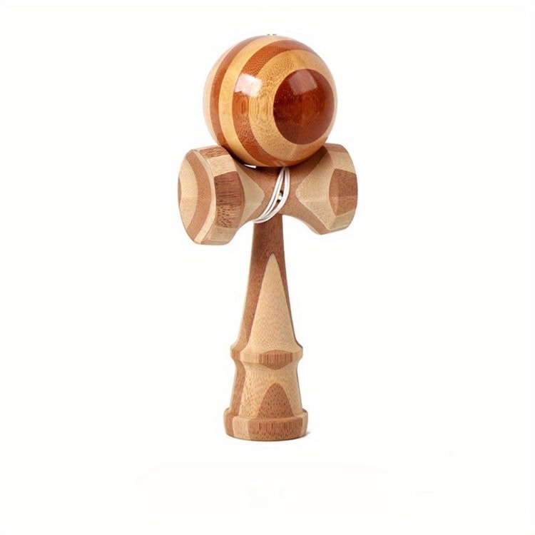 Kendama Wooden Skill Ball Toy for Outdoor Play Coordination Training and Fun Practice