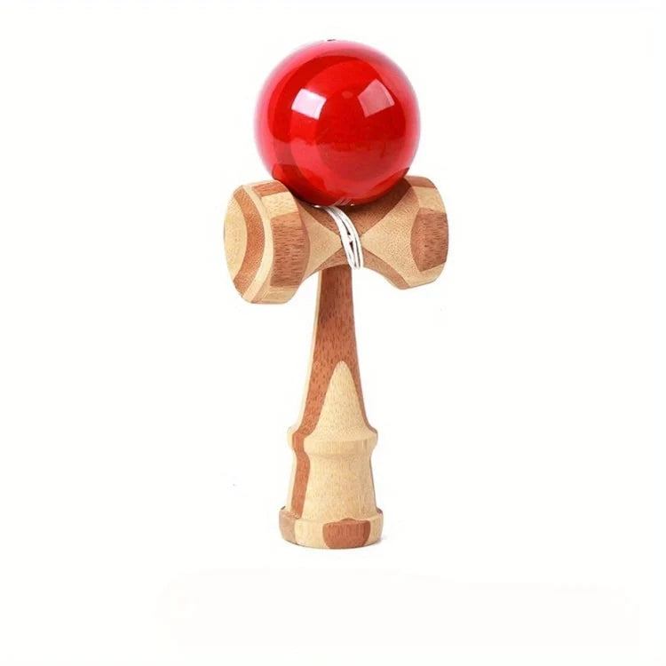 Kendama Wooden Skill Ball Toy for Outdoor Play Coordination Training and Fun Practice