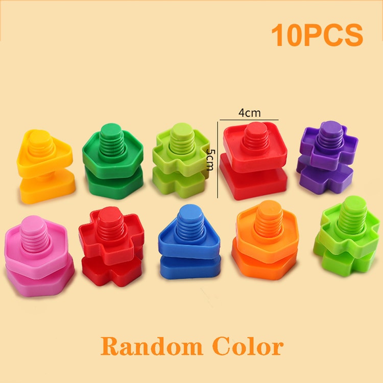 STEM Kids Screw Building Blocks Educational Puzzle Set