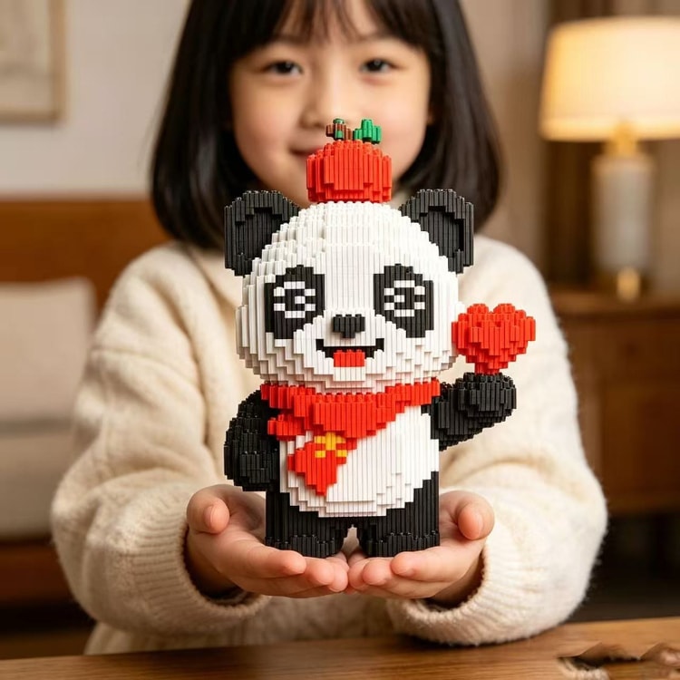 Cute Panda Building Blocks Mini Building Block Set for Kids and Adults