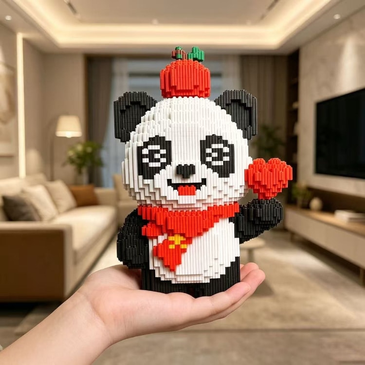 Cute Panda Building Blocks Mini Building Block Set for Kids and Adults