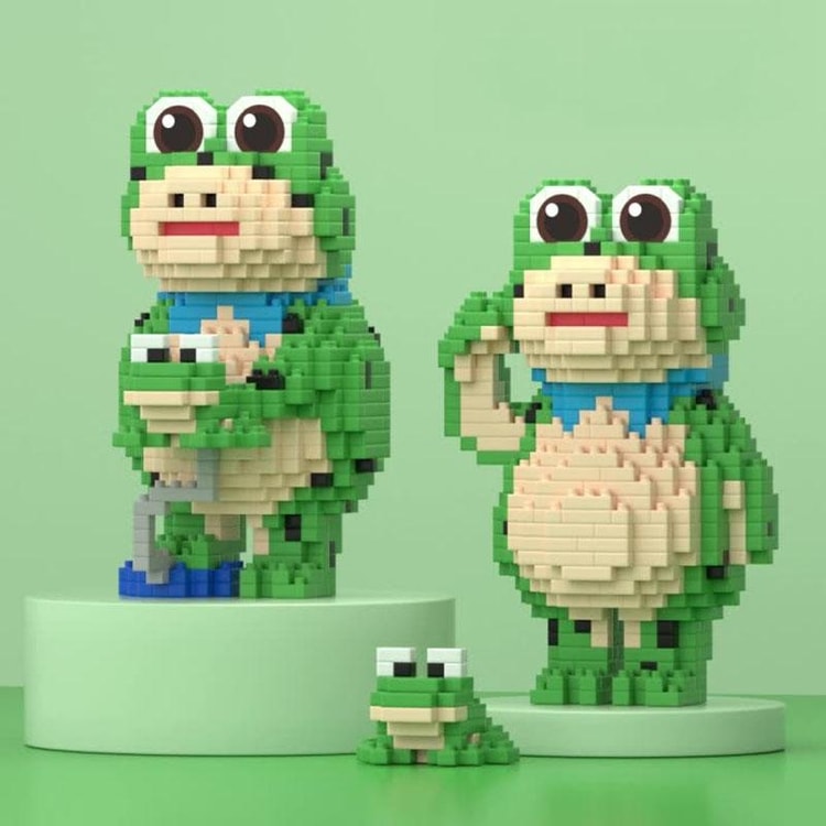 Frog Building Blocks Set for Kids STEM Educational Construction Toy