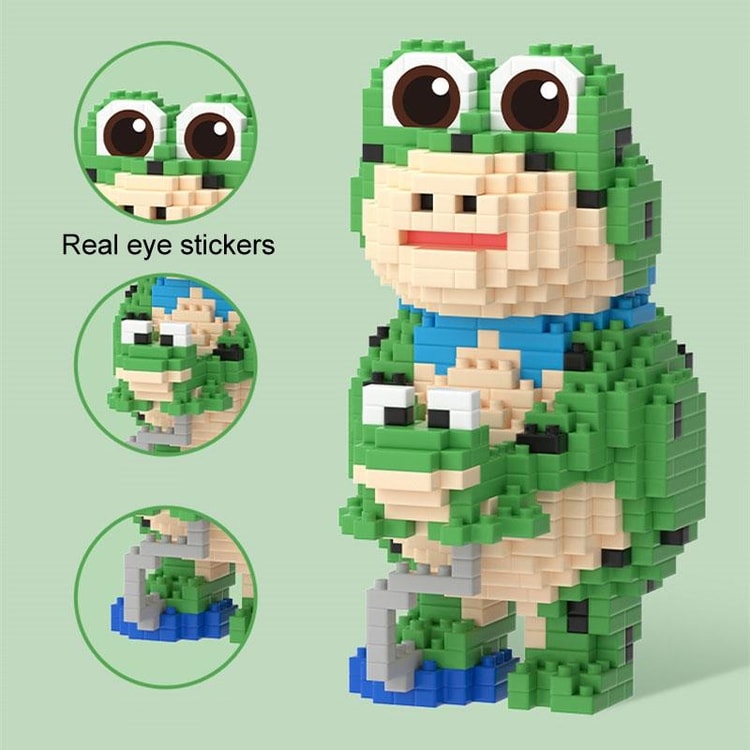 Frog Building Blocks Set for Kids STEM Educational Construction Toy